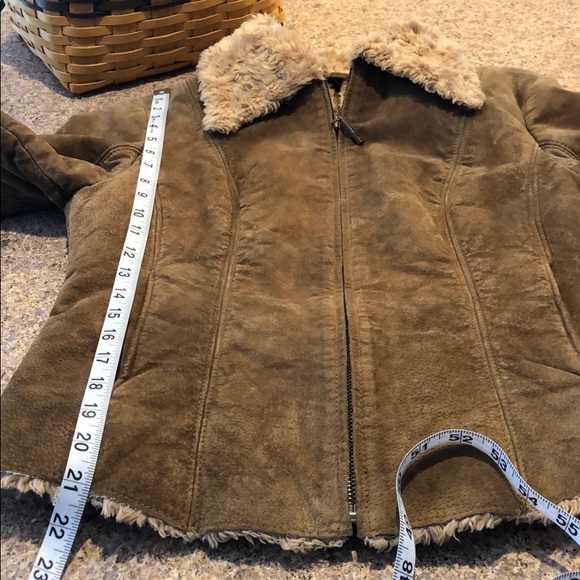 Black Rivet Brown and Tan Suede Jacket M - Picture 3 of 16